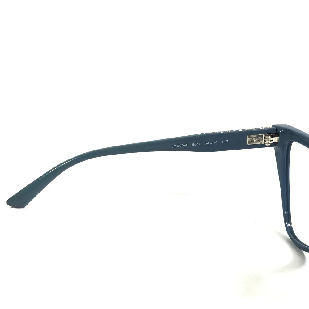 Jimmy Choo Eyeglasses Frame JC3004B 5012 Shiny Blue Butterfly Crystals 54-16-140